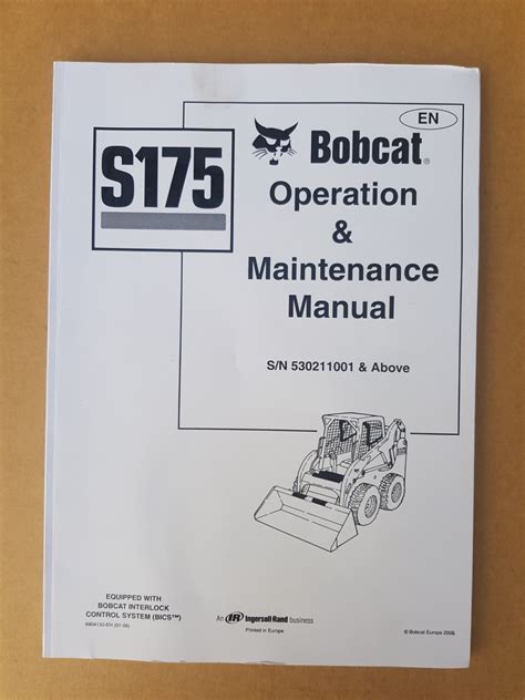 2005 bobcat skid steer s175|bobcat s175 manual pdf.